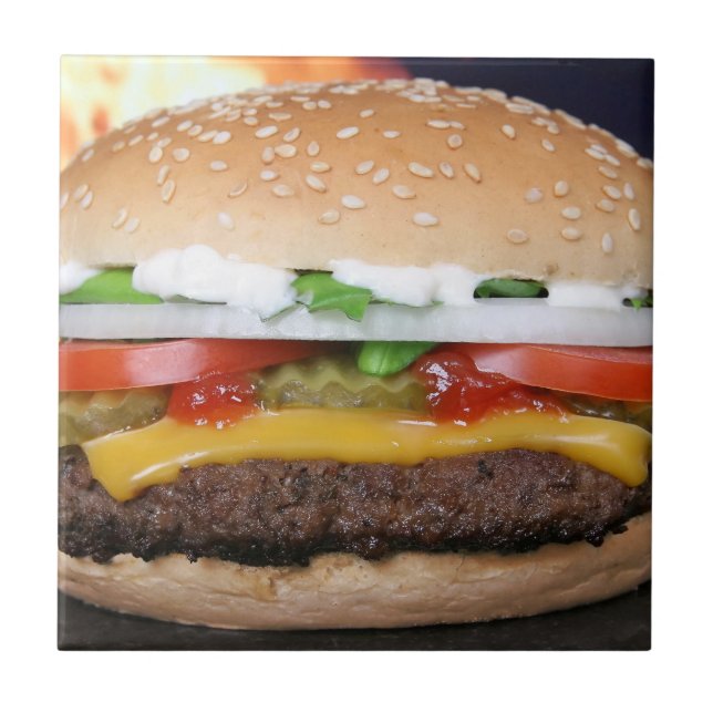 Azulejo De Cerâmica Hamburger (Frente)