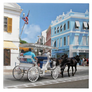 Azulejo De Cerâmica Hamilton Bermuda Carruagem Ride