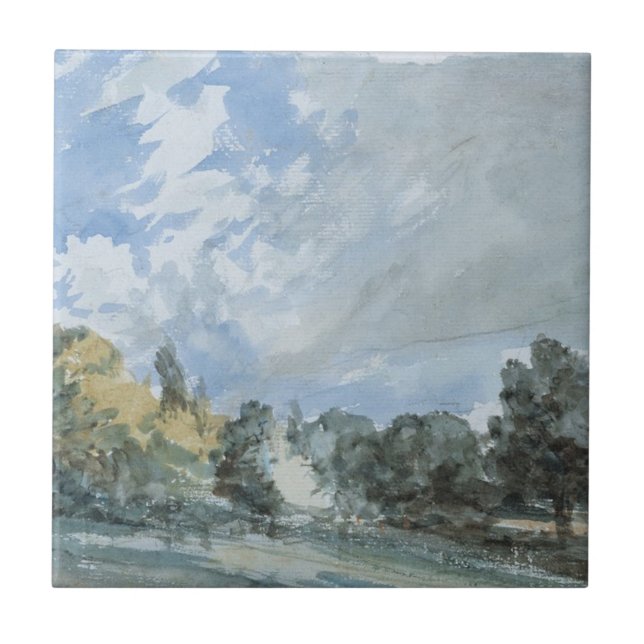 Azulejo De Cerâmica Hampstead Heath (London Park) (Frente)