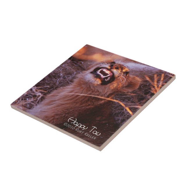 Azulejo De Cerâmica Happy Tau (Lateral)