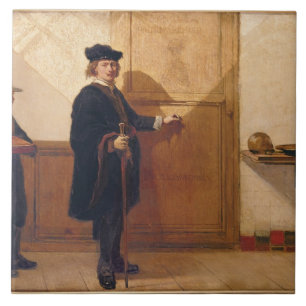 Azulejo De Cerâmica Harmensz camionete Rijn Rembrandt (1606-69) que