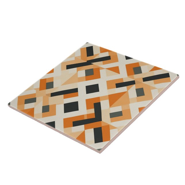 Azulejo De Cerâmica Harmonia de Gradiente Apricot Embraque Quente (Lateral)