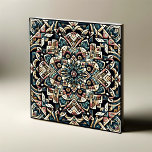 Azulejo De Cerâmica Harmonia em Simetria: Uma Máxima Geométrica<br><div class="desc">"Harmonia em Simetria" é um refinado design de padrão geométrico que epitomiza a beleza da simetria. Essa obra-prima é um conjunto mesmerizador de formas, meticulosamente arranjado para criar uma composição harmoniosa e equilibrada. O uso de cores ricas e vibrantes adiciona profundidade e emoção, convidando os espectadores a uma exploração lúcida...</div>