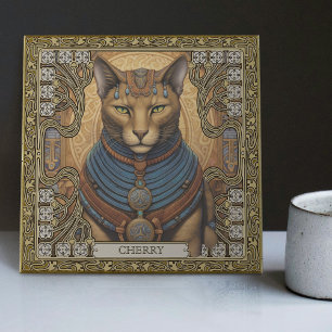 Azulejo De Cerâmica Harmonia Simétrica Personalizada do Animal Espirit