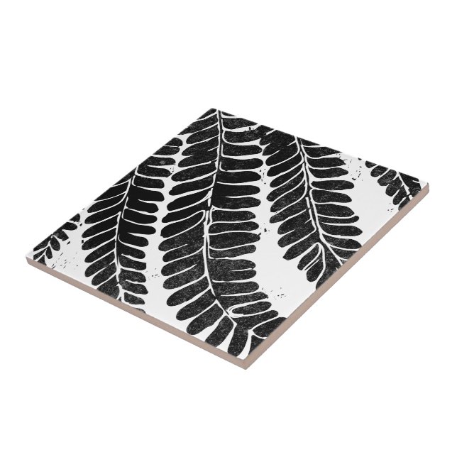 Azulejo De Cerâmica Havaiana Haole Koa- folha leucaena (Lateral)