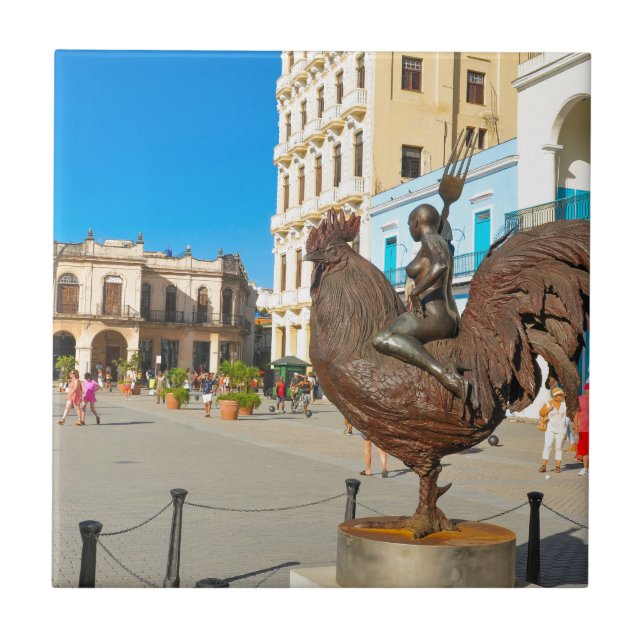 Azulejo De Cerâmica Havana, Cuba (Frente)