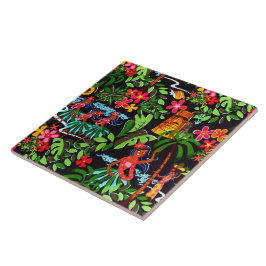 Azulejo De Cerâmica Hawaiian Girls