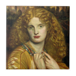 Azulejo De Cerâmica Helen of Troy (por Dante Gabriel Rossetti)