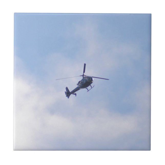 Azulejo De Cerâmica Helicóptero Gazelle (Frente)