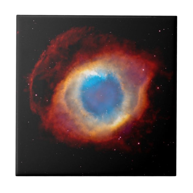Azulejo De Cerâmica Helix Planetary Nebula NGC 7293 - Olhos de Deus (Frente)