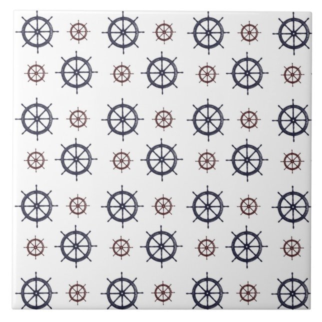 Azulejo De Cerâmica Helms náuticos (Frente)