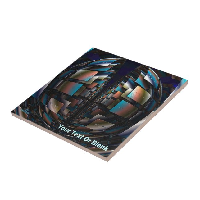 Azulejo De Cerâmica Hemisférios Concentrados (Lateral)