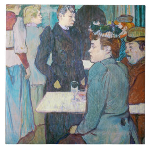 Azulejo De Cerâmica Henri de Toulouse-Lautrec Moulin de la Galette