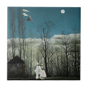 Azulejo De Cerâmica Henri Rousseau - Noite do Carnaval