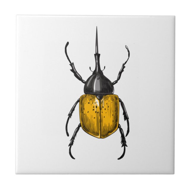Azulejo De Cerâmica Hercules beetle (Frente)
