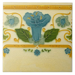 Azulejo De Cerâmica Hetero Repro 1900 Pilkington Border Art Nouveau