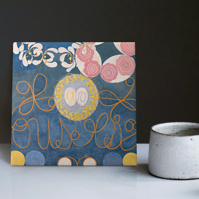 Azulejo De Cerâmica Hilma Af Klint De Tio Strsta No 1 Barnaldern (Criador carregado)