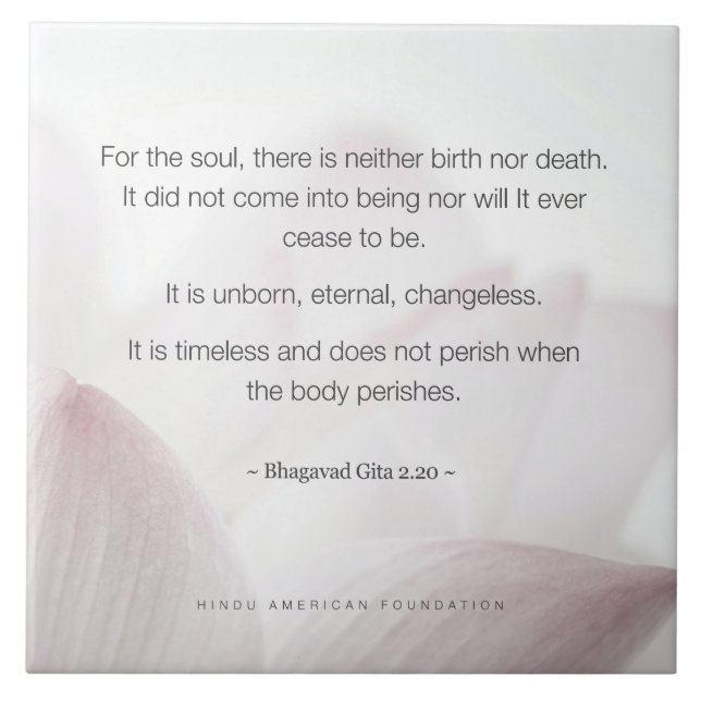 Azulejo De Cerâmica Hindu Bereavement Keepsaname (Frente)