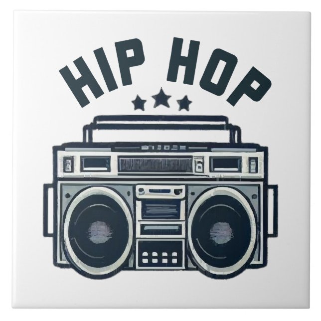 Azulejo De Cerâmica Hip hop (Frente)