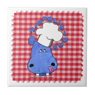 Azulejo De Cerâmica Hippo Chef Hippolicia