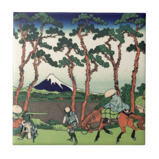 Azulejo De Cerâmica Hokusai Hodogaya no Tokaido Monte Fuji Kyoto