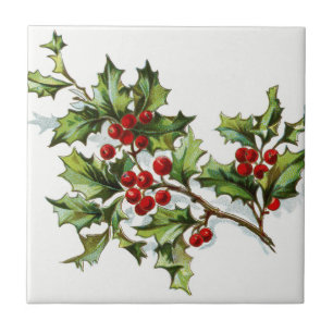 Azulejo De Cerâmica HollyBerries20150802