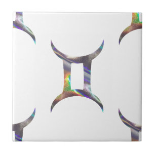 Azulejo De Cerâmica holograma Gemini