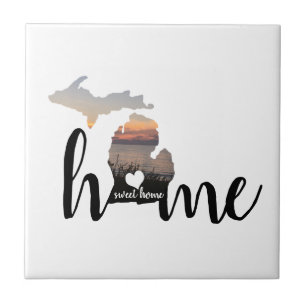 Azulejo De Cerâmica Home Sweet Home É Michigan
