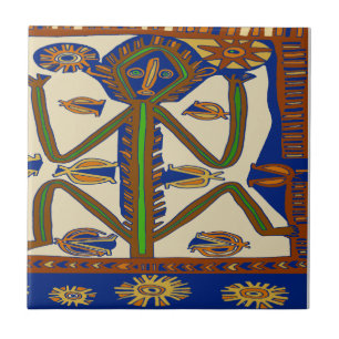 Azulejo De Cerâmica Homem das Ilhas Samoa