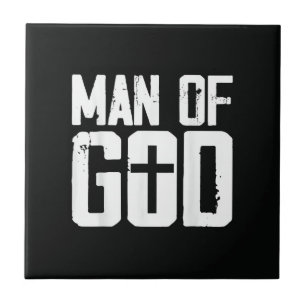Azulejo De Cerâmica Homem de Deus eu Jesus