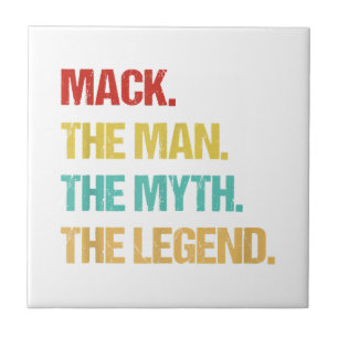 Azulejo De Cerâmica Homem Mack O Homem O Mito A Lenda