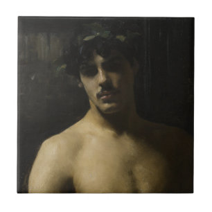 Azulejo De Cerâmica Homem que veste louros