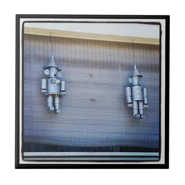 Azulejo De Cerâmica Homem-Tin e Mulher-Tin (Frente)