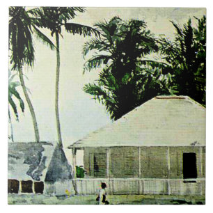Azulejo De Cerâmica Homer - Cabins, Nassau, pintura famosa,