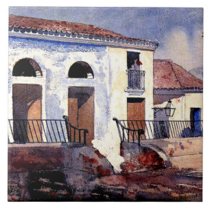 Azulejo De Cerâmica Homer - House, Santiago, Cuba