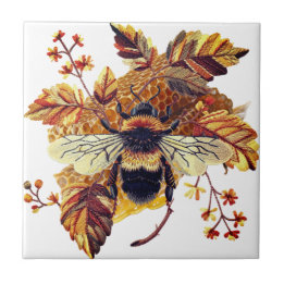 Azulejo De Cerâmica HoneyBee HoneyComb Autumn White |