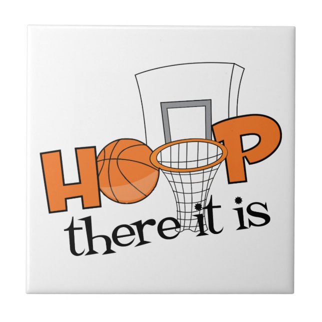 Azulejo De Cerâmica Hoop Ali Está (Frente)