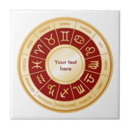 Azulejo De Cerâmica Horoscópio Mandala