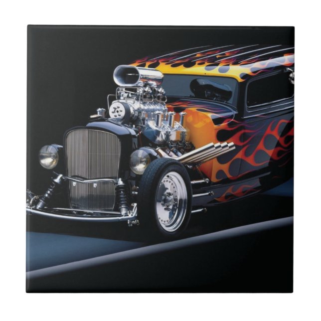 Azulejo De Cerâmica Hot rod (Frente)