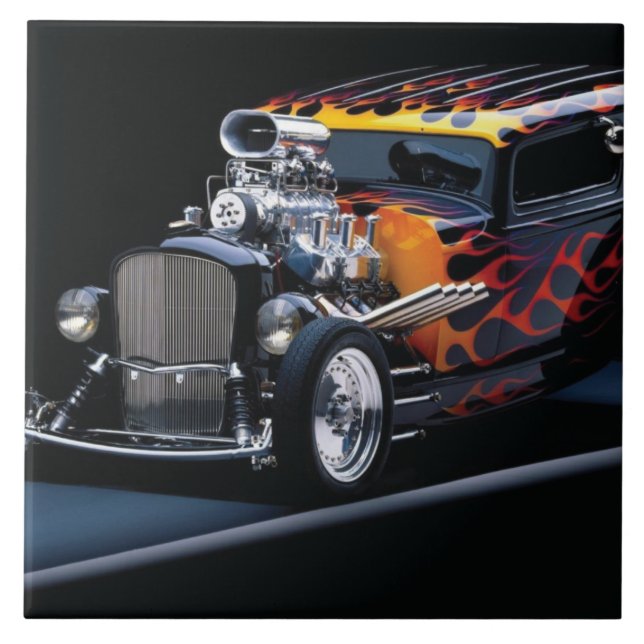 Azulejo De Cerâmica Hot rod (Frente)