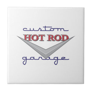 Azulejo De Cerâmica Hot Rod Personalizado