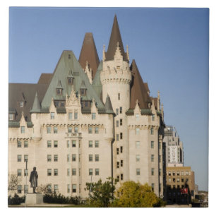 Azulejo De Cerâmica Hotel Chateau Laurier em Ottawa, Ontário, Canadá