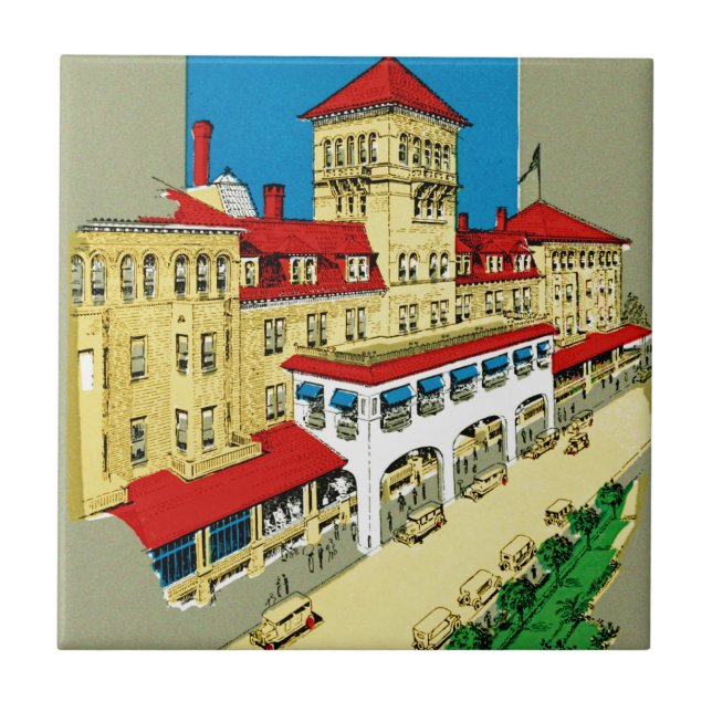 Azulejo De Cerâmica Hotel Windsor Jackson (Frente)