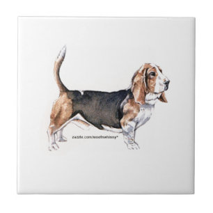Azulejo De Cerâmica Hound Basset