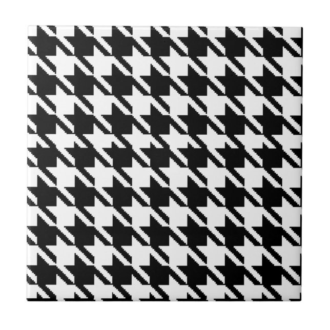 Azulejo De Cerâmica Houndstooth (Frente)