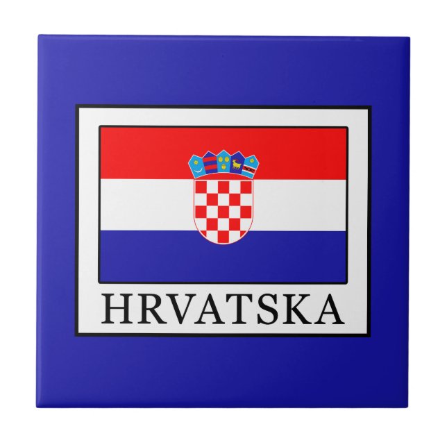 Azulejo De Cerâmica Hrvatska (Frente)