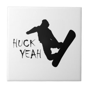 Azulejo De Cerâmica Huck Sim (Snowboard)