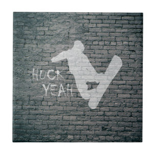 Azulejo De Cerâmica Huck Sim (Snowboard)