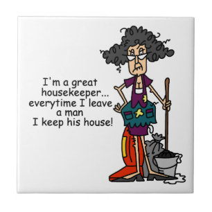 Azulejo De Cerâmica Humor da empregada