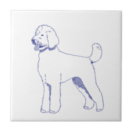 Azulejo De Cerâmica Hunderasse Goldendoodle